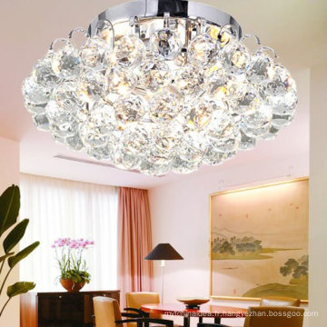 Chine En gros Argent Moderne K9 Boule De Cristal Boule Celing Lampe